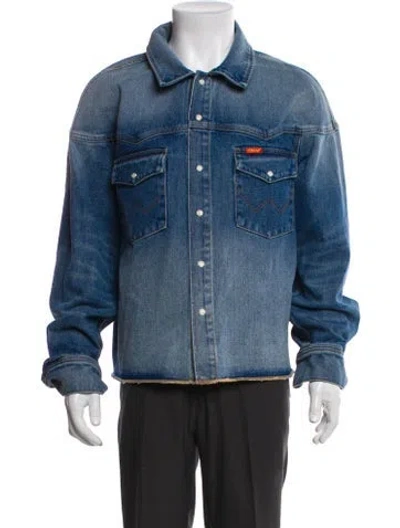 Pre-owned Cherry Los Angeles Denim Jacket In Blue