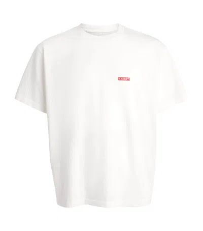Cherry Los Angeles Desert Boxy T-shirt In White