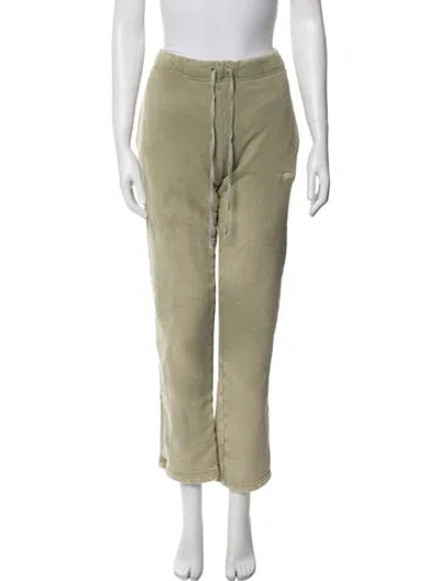 Pre-owned Cherry Los Angeles Distressed Accents Sweatpants In Green