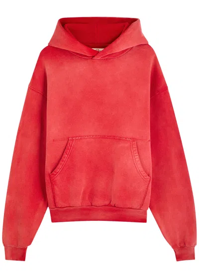 Cherry Los Angeles Embroidered Hooded Cotton Sweatshirt
