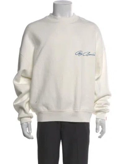 Pre-owned Cherry Los Angeles Graphic Print Crew Neck Sweatshirt In Neutral