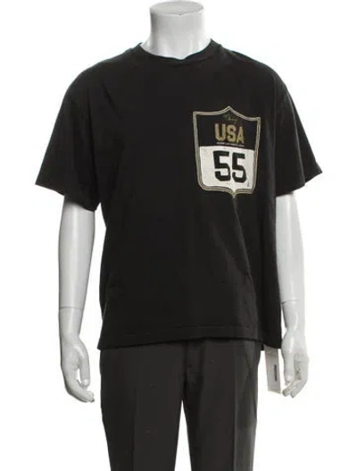 Pre-owned Cherry Los Angeles Graphic Print Crew Neck T-shirt In Black