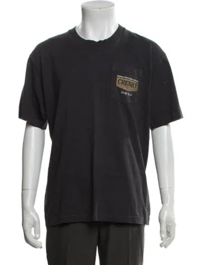 Pre-owned Cherry Los Angeles Graphic Print Crew Neck T-shirt In Black
