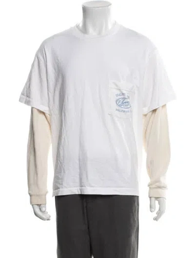 Pre-owned Cherry Los Angeles Graphic Print Crew Neck T-shirt In White