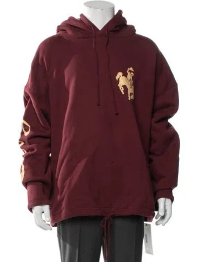 Pre-owned Cherry Los Angeles Graphic Print Jacket In Burgundy