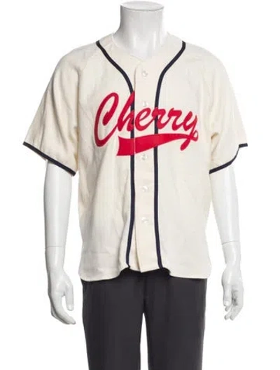 Pre-owned Cherry Los Angeles Graphic Print Short Sleeve Shirt In Neutral