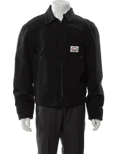 Pre-owned Cherry Los Angeles Graphic Print Windbreaker W/ Tags In Black