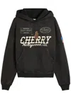 Cherry Los Angeles Hollywood Logo Hooded Cotton Sweatshirt In Multi