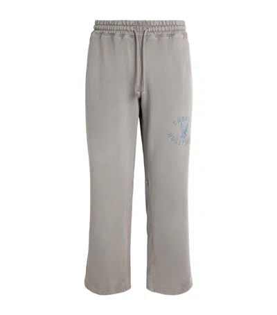 Cherry Los Angeles Hollywood Parachute Straight Sweatpants In Gray