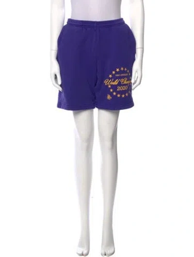 Pre-owned Cherry Los Angeles Knee-length Shorts In Purple