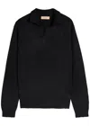 Cherry Los Angeles Logo Knitted Alpaca-blend Jumper In Black