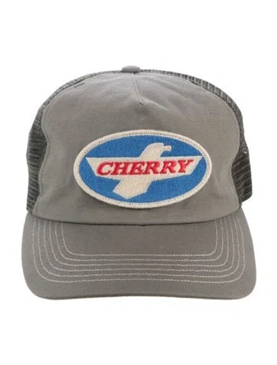 Pre-owned Cherry Los Angeles Logo Patch Baseball Cap In Green