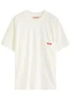 Cherry Los Angeles Logo-print Cotton T-shirt In White