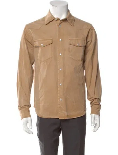 Pre-owned Cherry Los Angeles Long Sleeve Western Shirt In Neutral