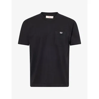 Cherry Los Angeles Mens Quality Goods Brand-print Cotton T-shirt Black Xl