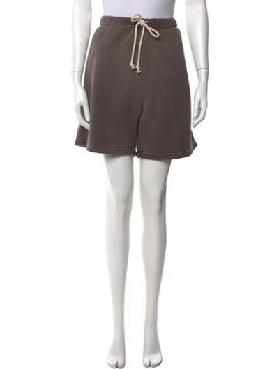 Pre-owned Cherry Los Angeles Mini Shorts In Brown
