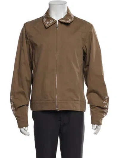 Pre-owned Cherry Los Angeles Moto Jacket In Brown