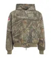 Cherry Los Angeles Realtree Camouflage Work Jacket In Green
