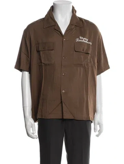 Pre-owned Cherry Los Angeles Short Sleeve Shirt In Brown