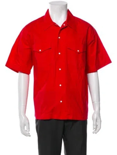 Pre-owned Cherry Los Angeles Short Sleeve Shirt In Red