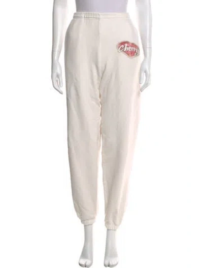 Pre-owned Cherry Los Angeles Skinny Leg Pants In Neutral