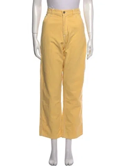 Pre-owned Cherry Los Angeles Straight Leg Pants In Neutral