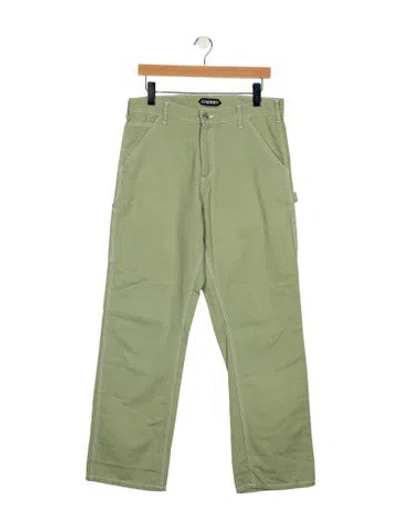 Pre-owned Cherry Los Angeles Straight-leg Jeans In Green