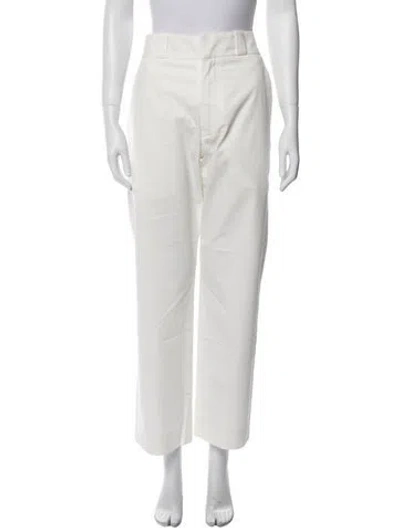 Pre-owned Cherry Los Angeles Wide Leg Pants In White