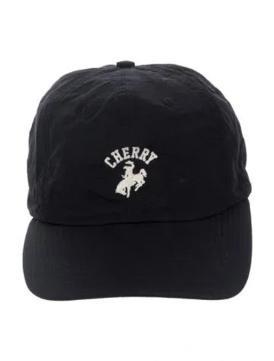 Pre-owned Cherry Los Angeles Women's Nylon Baseball Hat In Black