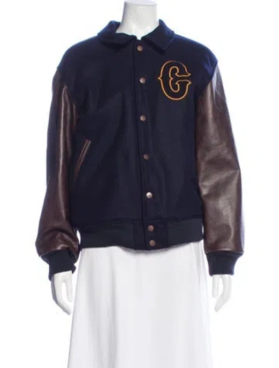 Pre-owned Cherry Los Angeles Wool Performance Jacket In Blue