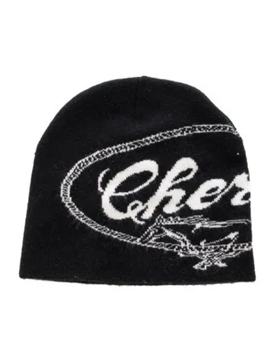 Pre-owned Cherry Los Angeles Wool Printed Beanie In Multi