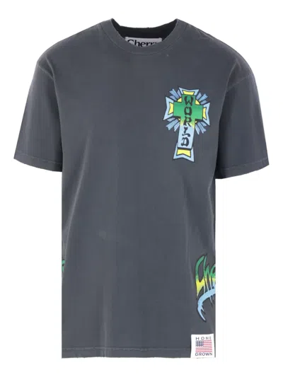 CHERRY WORLD GRAPHIC-PRINT T-SHIRT