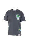 Cherry World Graphic-print T-shirt In Gray