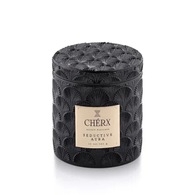 Chérx Black Seductive Aura Glass Jar Candle