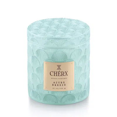 Chérx Blue Azure Breeze Glass Jar Candle