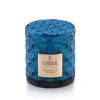 Chérx Blue Majestic Night Glass Jar Candle In Blue