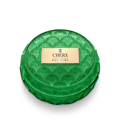 Chérx Green Key Lime Glass Bowl Candle
