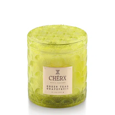 Chérx Green Tea & Grapefruit Glass Jar Candle