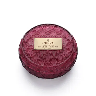 Chérx Pink / Purple Halfeti Charm Glass Bowl Candle