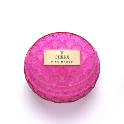 Chérx Pink / Purple Pink Mango Glass Bowl Candle