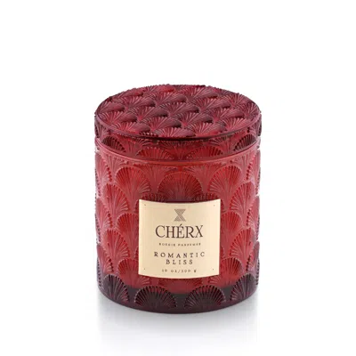 Chérx Red Romantic Bliss Glass Jar Candle