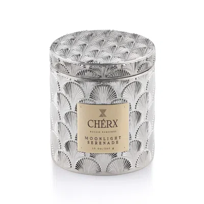 Chérx Silver Moonlight Serenade Glass Jar Candle