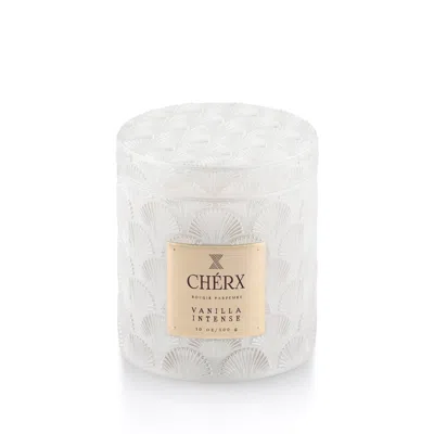 Chérx White Vanilla Intense Glass Jar Candle