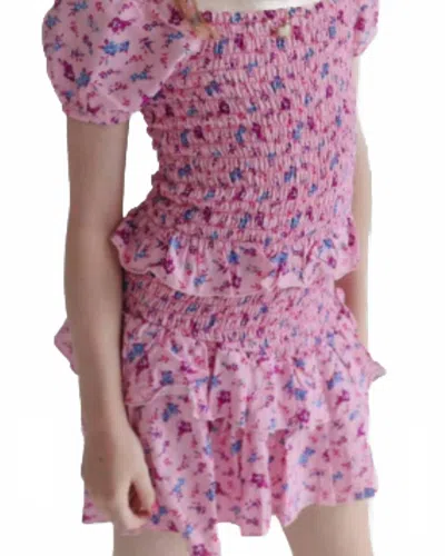 Cheryl Creations Kids' Girls' Smocked Ruffle Skirt In Light Pink