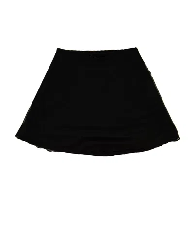 Cheryl Creations Women's Gigi Mesh Bow Skirt In Black
