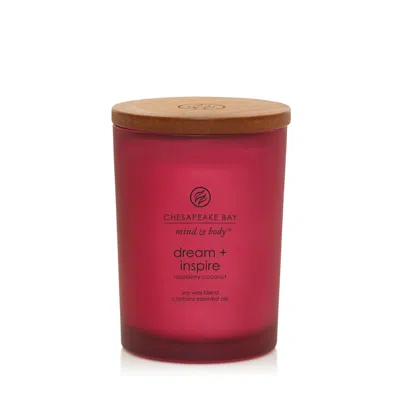 Chesapeake Bay Candle Dream + Inspire (raspberry Coconut)  Medium Jar, 8.8 oz