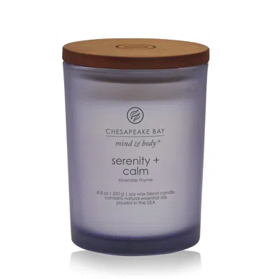 Chesapeake Bay Candle Serenity + Calm (lavender Thyme)  Medium Jar, 8.8 oz