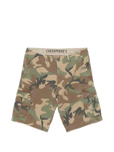 Chesapeake's Barras Camouflage Print Shorts Chesapeakes In Multi