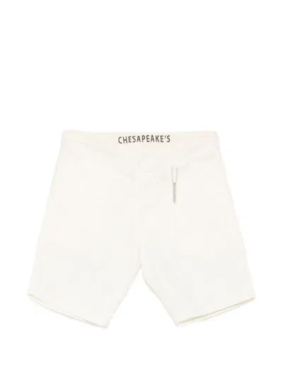 Chesapeake's Belt-loops Shorts In White