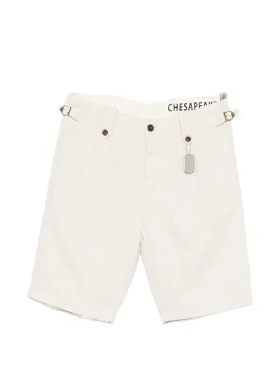 Chesapeake's Buckle-detail Shorts In Neutral